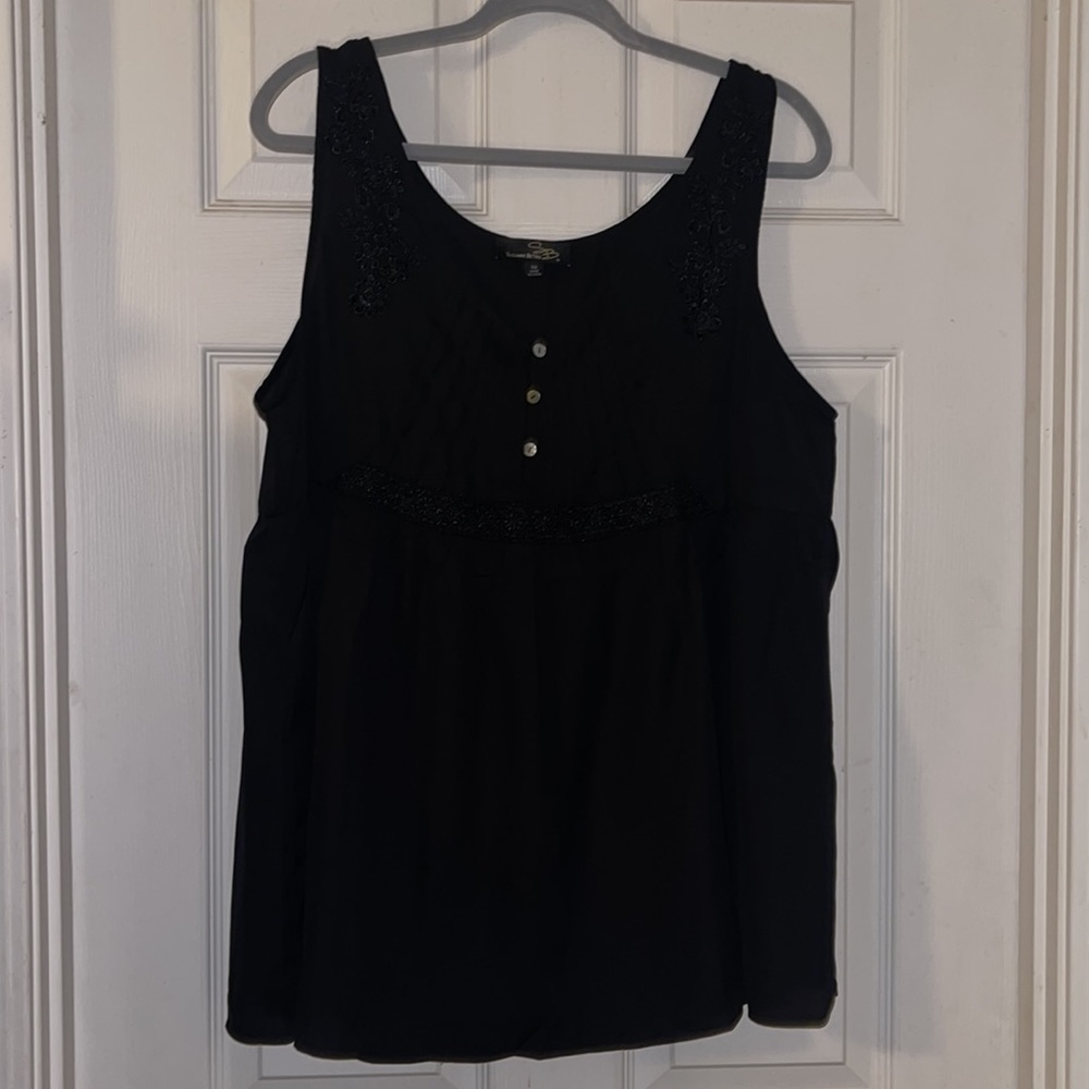 Suzanne Betro tunic sleeveless blouse